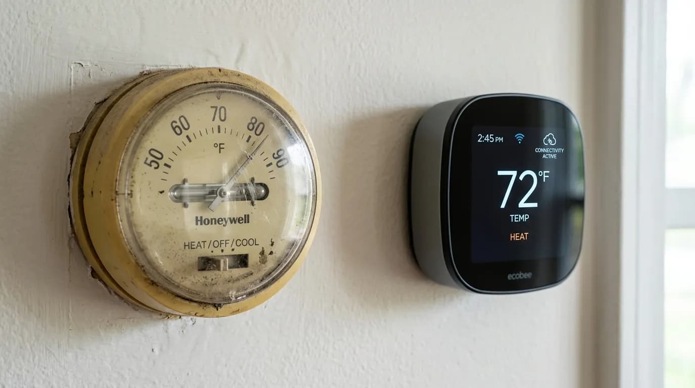 Isometric comparison of unmonitored BACS Class D building versus compliant Class C building