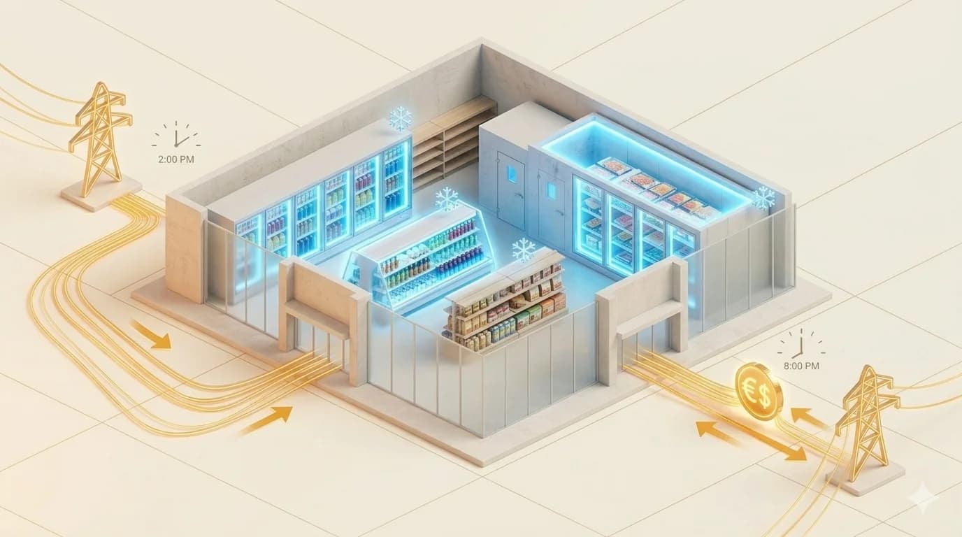 Your Refrigerators Are a Hidden Battery: How Supermarkets Earn Revenue From Energy Flexibility