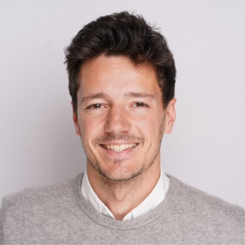 Portrait of Grégoire Chomette, co-founder and CEO of AICE
